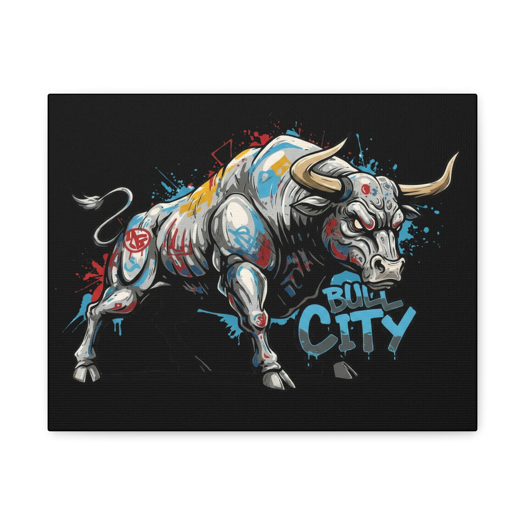 Bull City Vintage 1 - Matte Canvas Wall Art