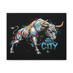 Bull City Vintage 1 - Matte Canvas Wall Art