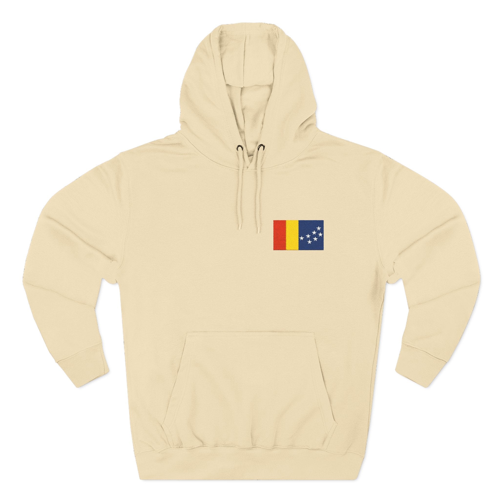 Embroidered City of Durham Flag - Cozy Hoodie