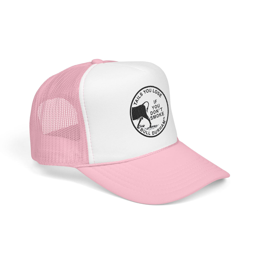 Copy of Durham Heart Flag - Trucker Hat — Embroidered Foam Mesh Cap