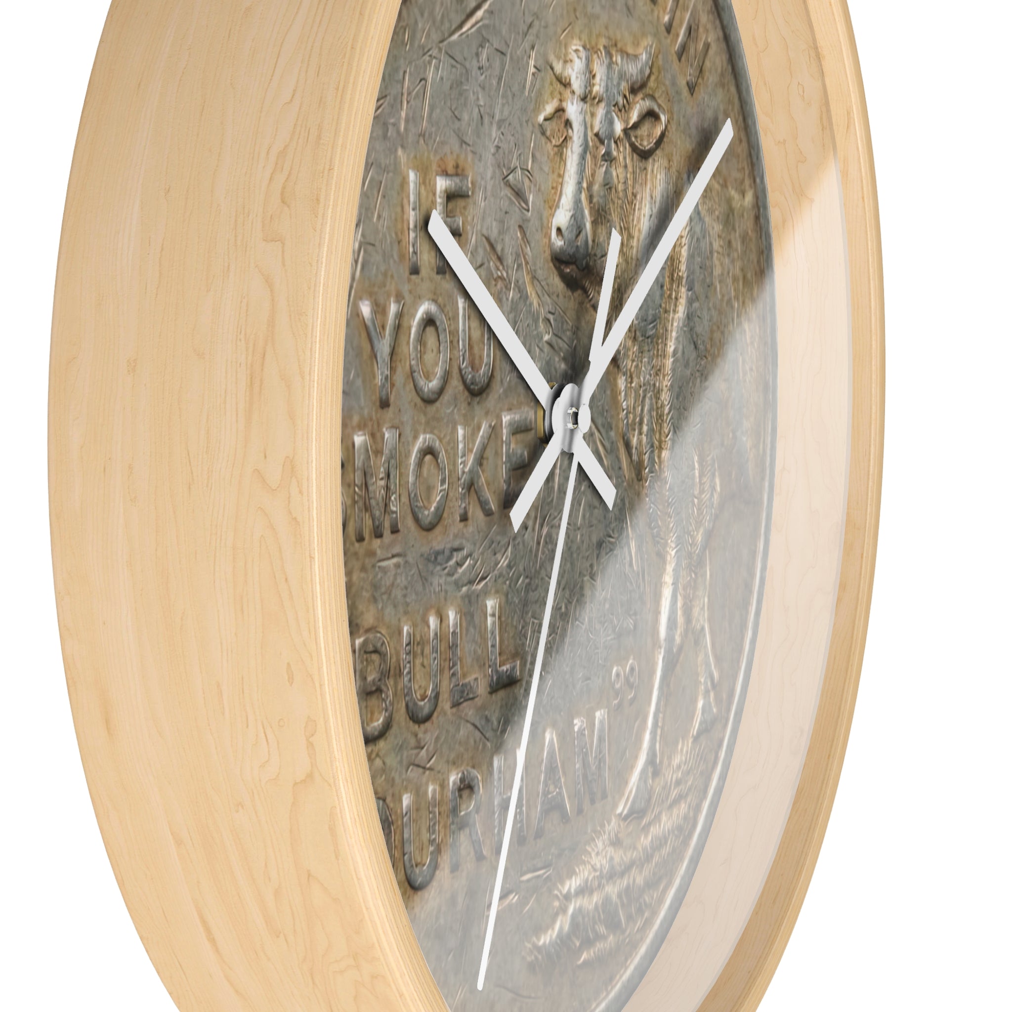 BCS20 - Bull City Tobacco Vintage Token Clock Lucky Strike "Heads"