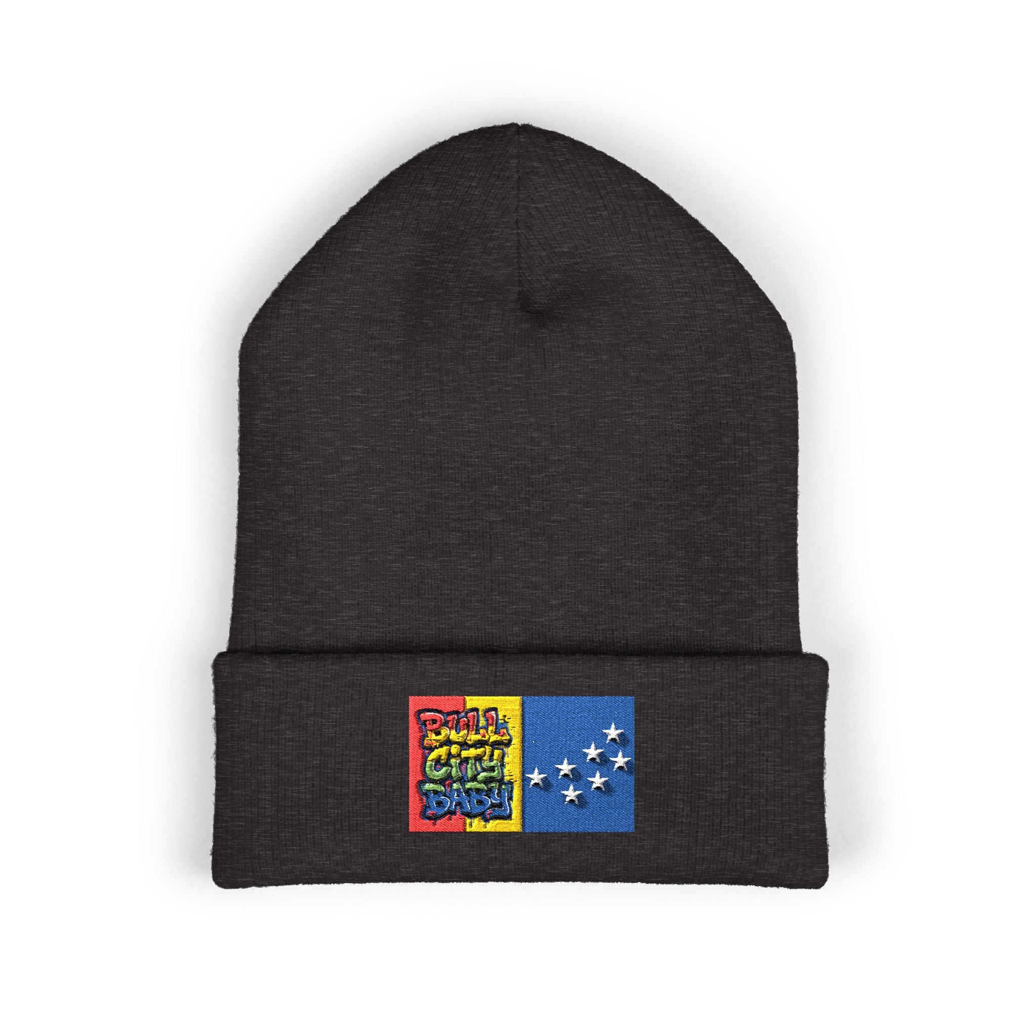 Bull City Baby - Classic Cuffed Beanie (Embroidery)