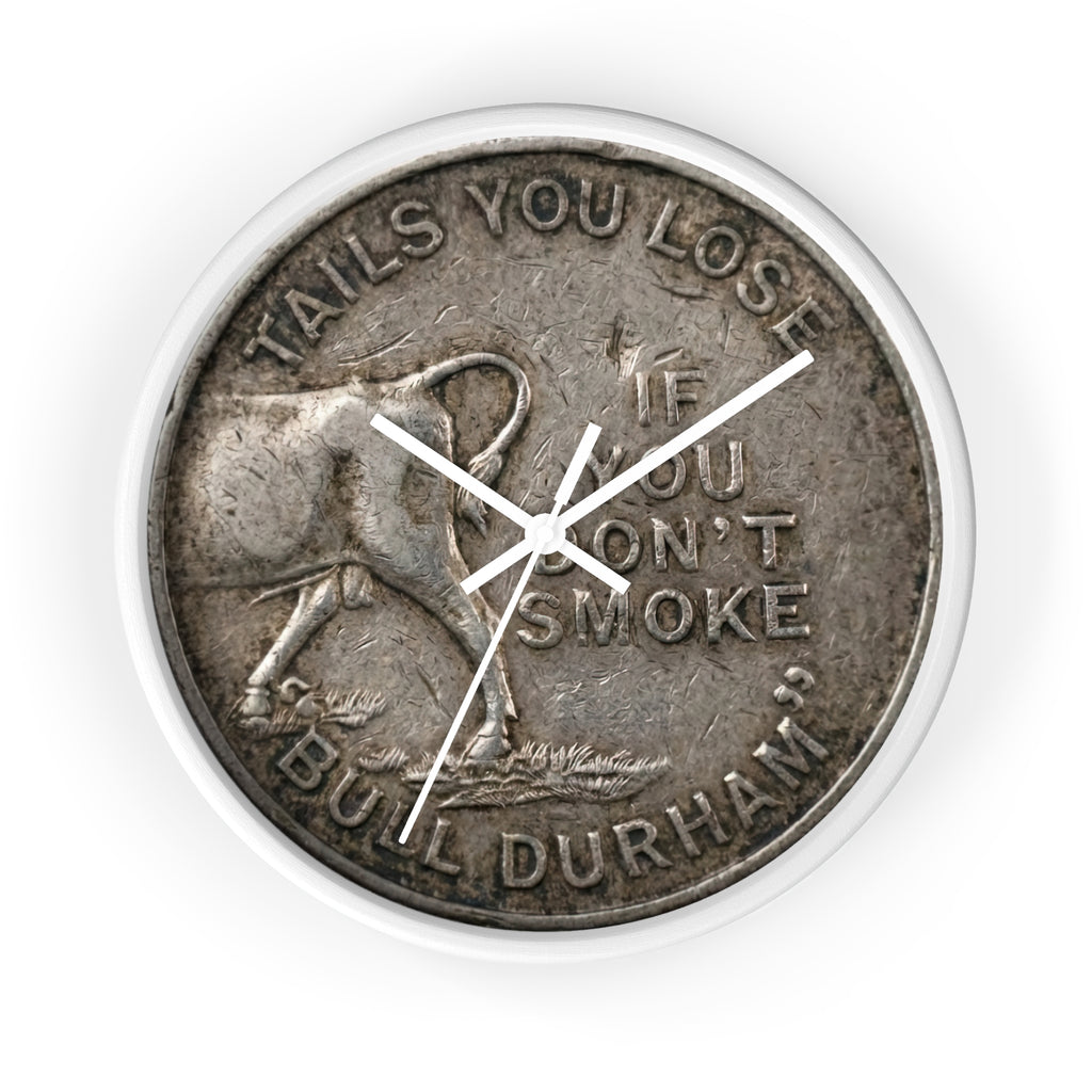 Copy of BCS20 - Bull City Tobacco Vintage Token Clock Lucky Strike "Tails"
