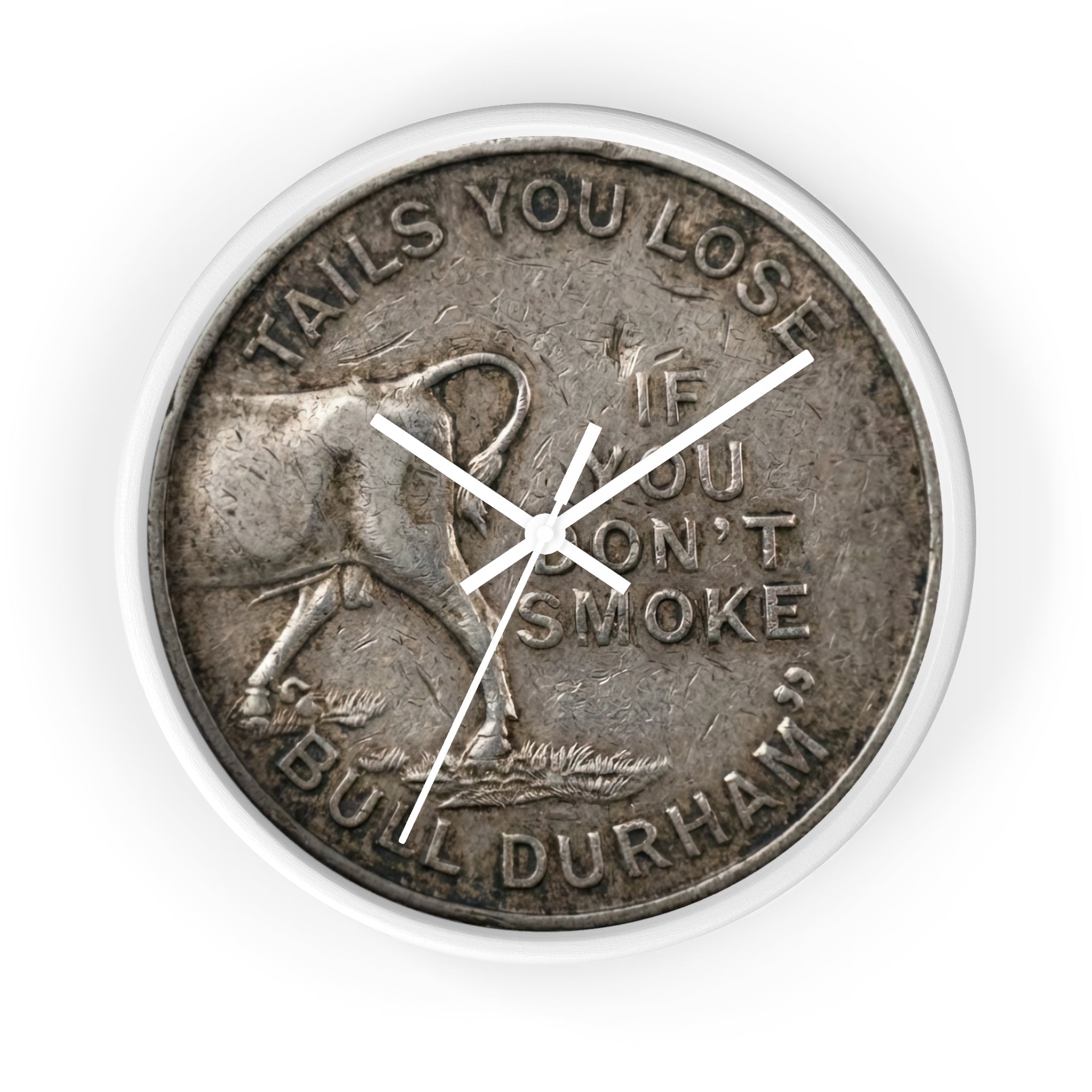 Copy of BCS20 - Bull City Tobacco Vintage Token Clock Lucky Strike "Tails"