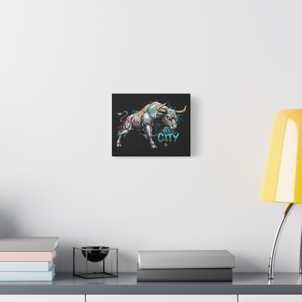 Bull City Vintage 1 - Matte Canvas Wall Art