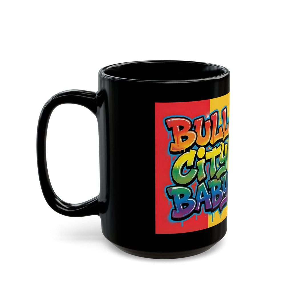 Bull City Baby! LGBTQ -  Black Mug (11oz, 15oz)