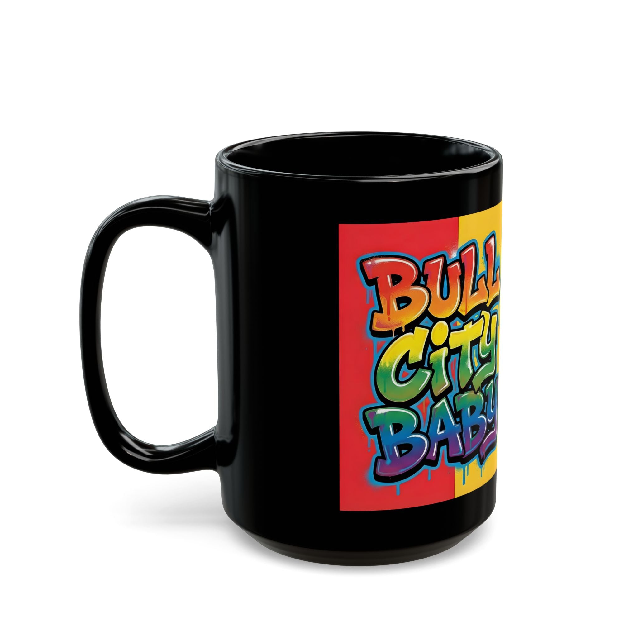 Bull City Baby! LGBTQ -  Black Mug (11oz, 15oz)