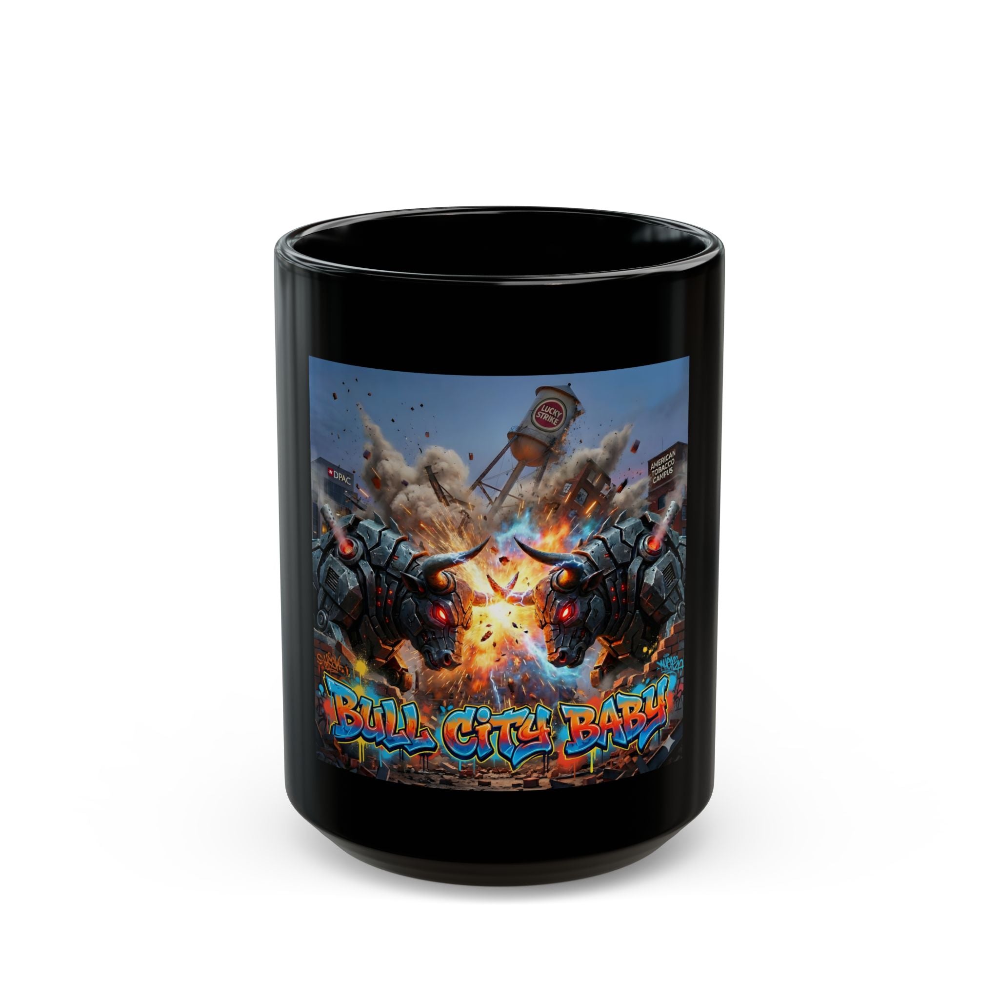 Bull City Baby! Black Mug (11oz, 15oz)