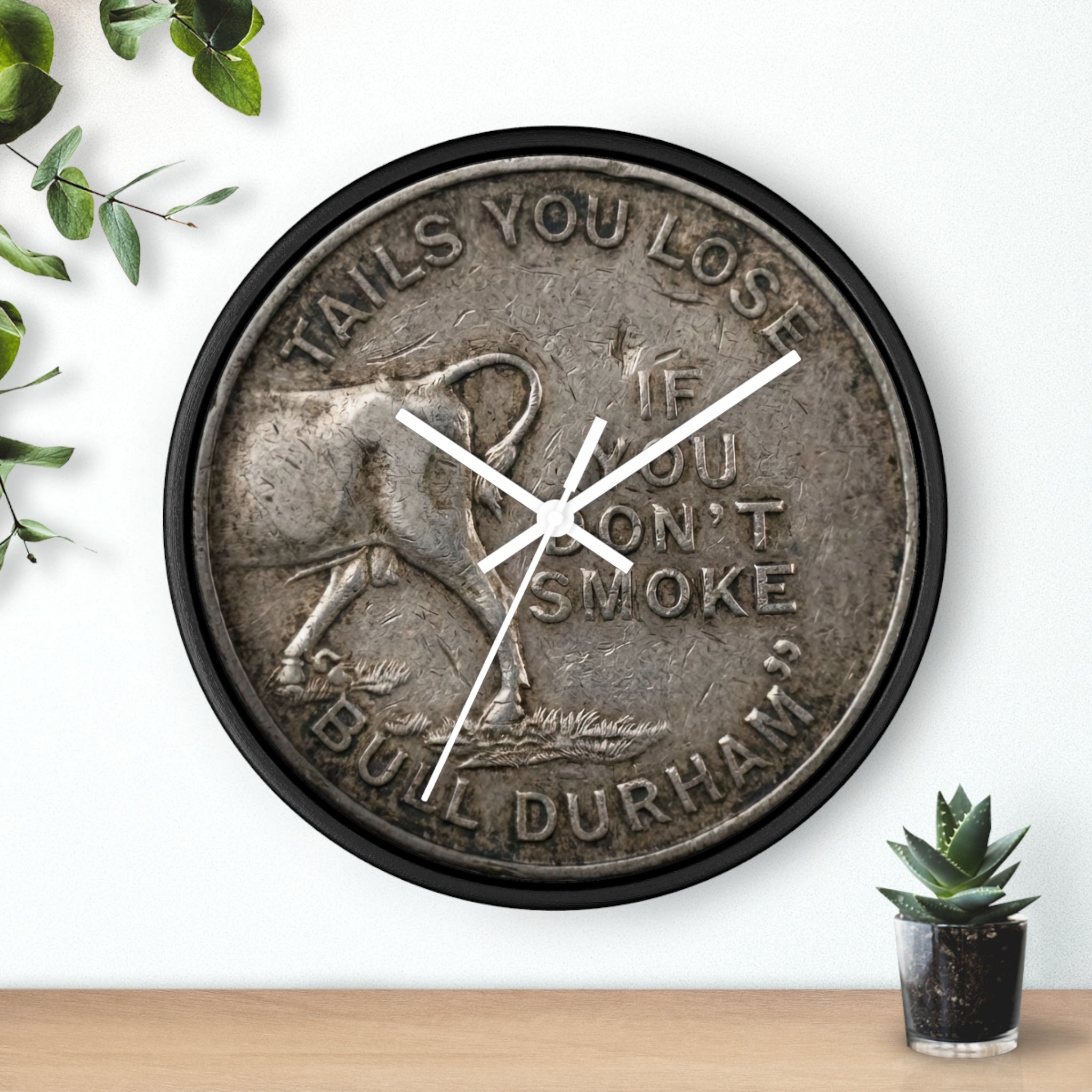 Copy of BCS20 - Bull City Tobacco Vintage Token Clock Lucky Strike "Tails"