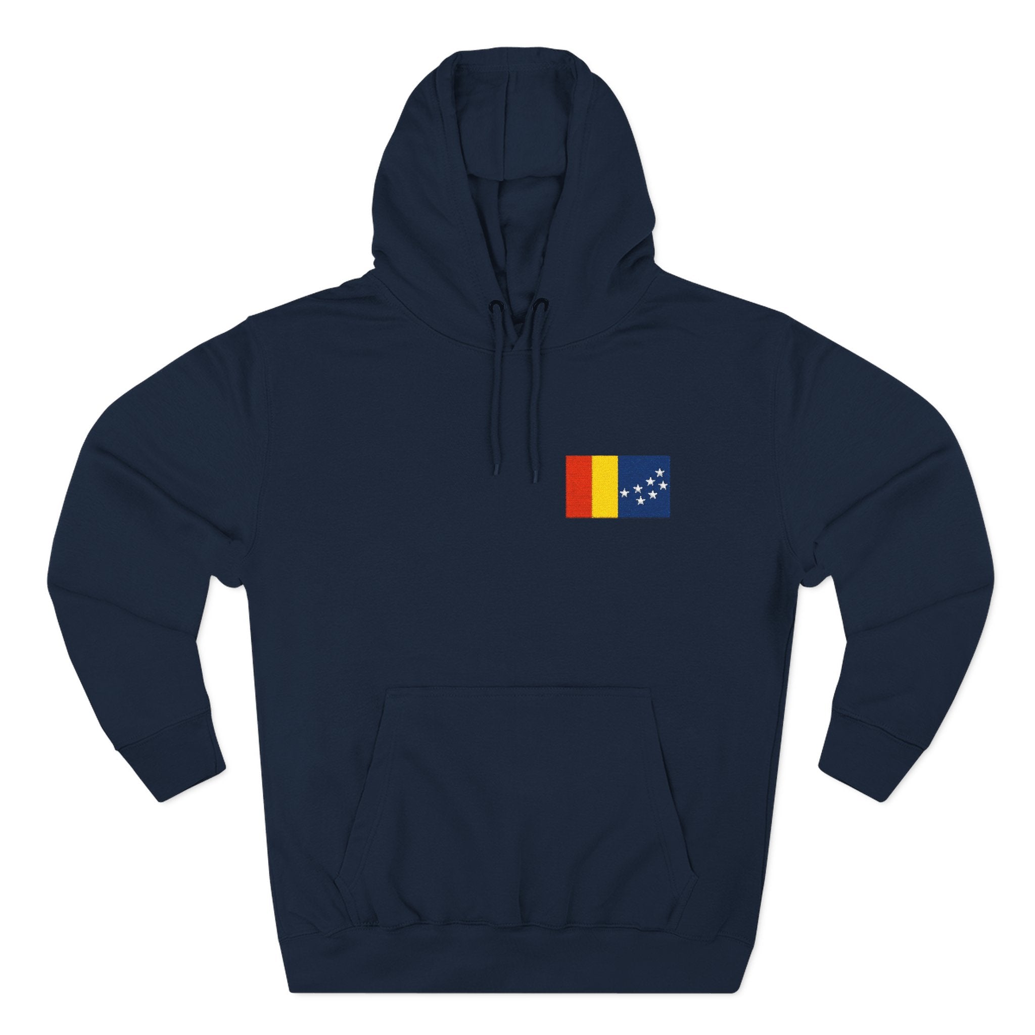 Embroidered City of Durham Flag - Cozy Hoodie