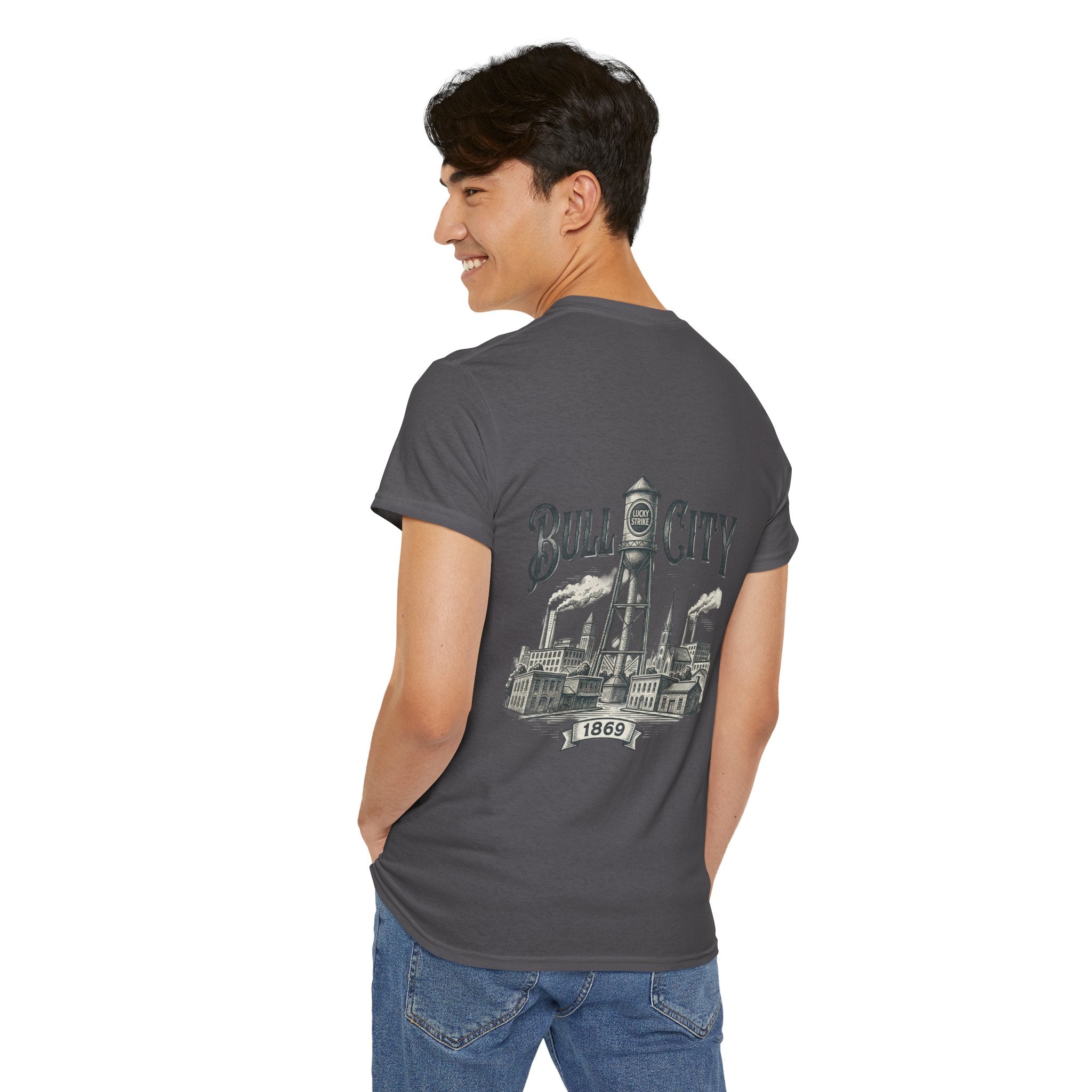 BCS8 - Printed on Back - Heavy Weight T-Shirt