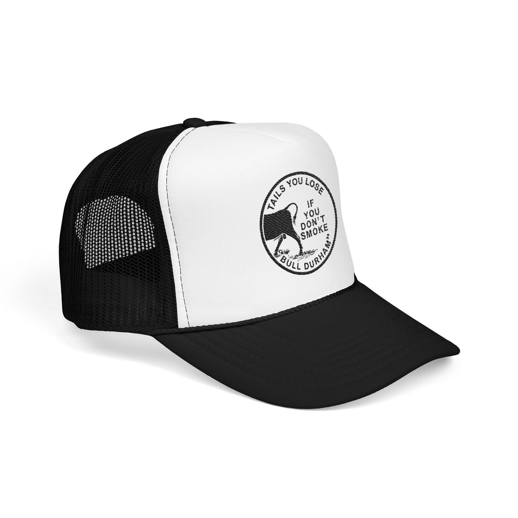 Copy of Durham Heart Flag - Trucker Hat — Embroidered Foam Mesh Cap