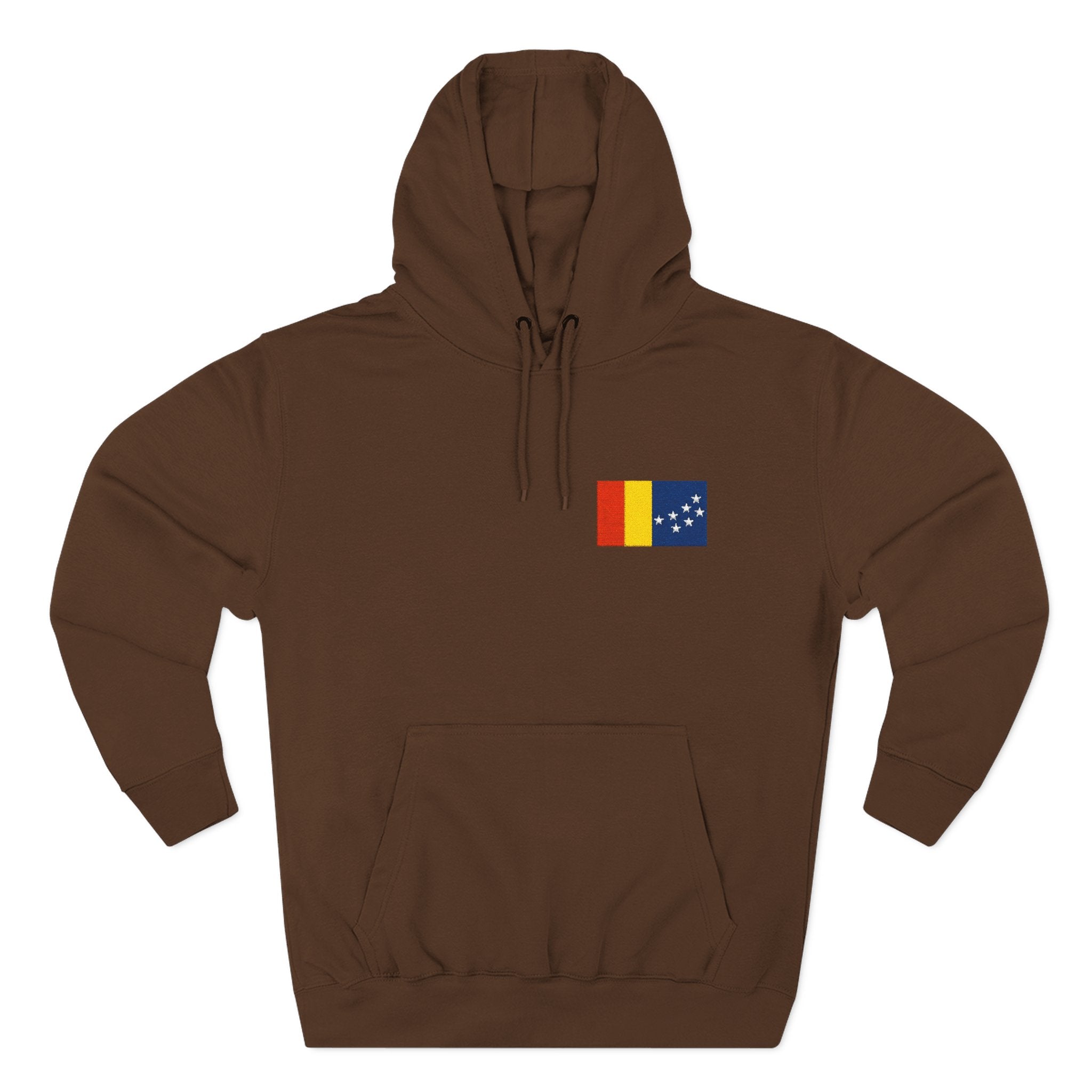 Embroidered City of Durham Flag - Cozy Hoodie