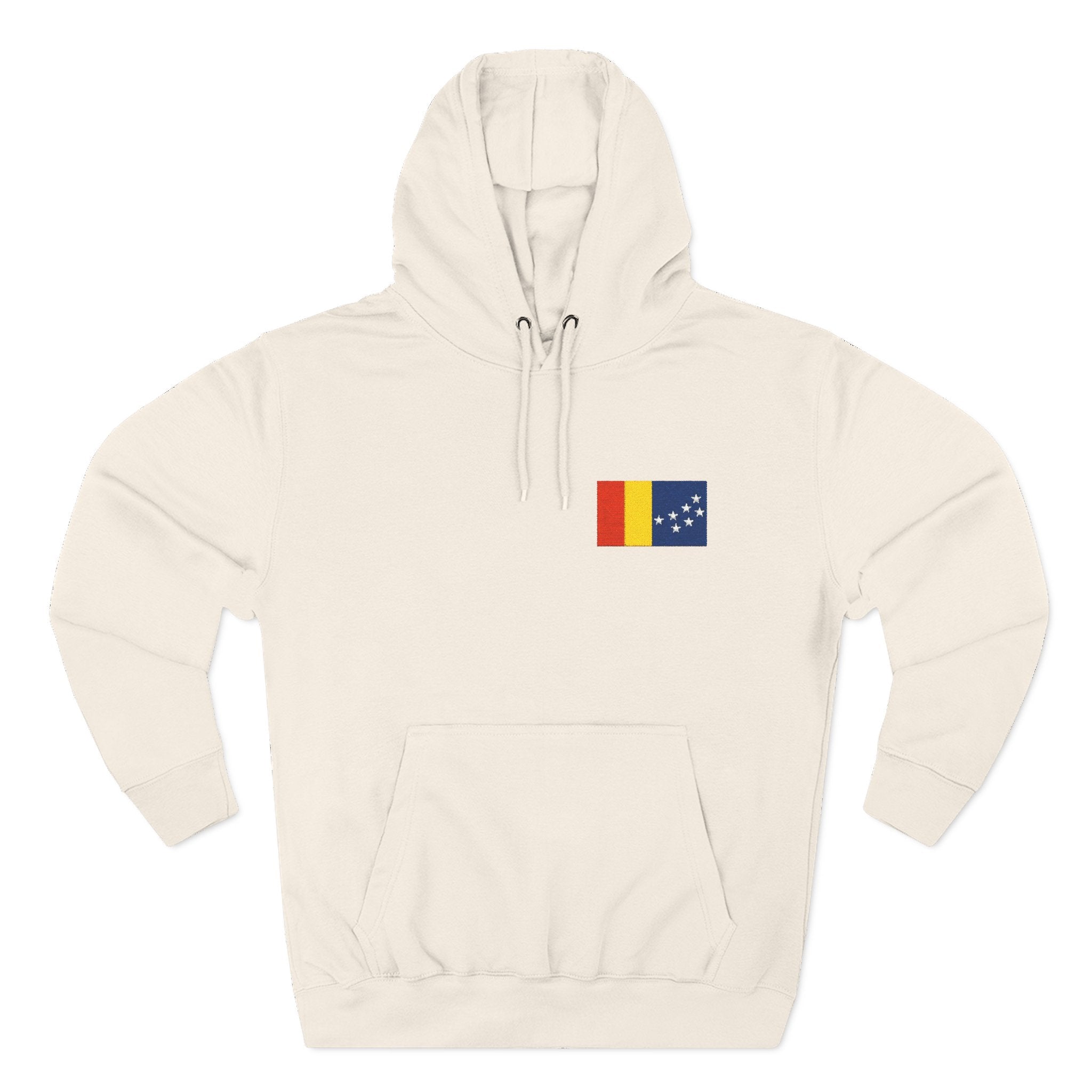 Embroidered City of Durham Flag - Cozy Hoodie
