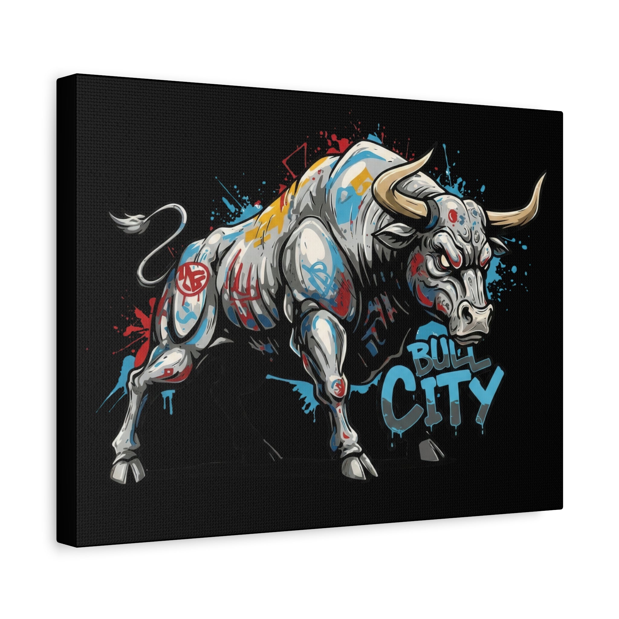 Bull City Vintage 1 - Matte Canvas Wall Art