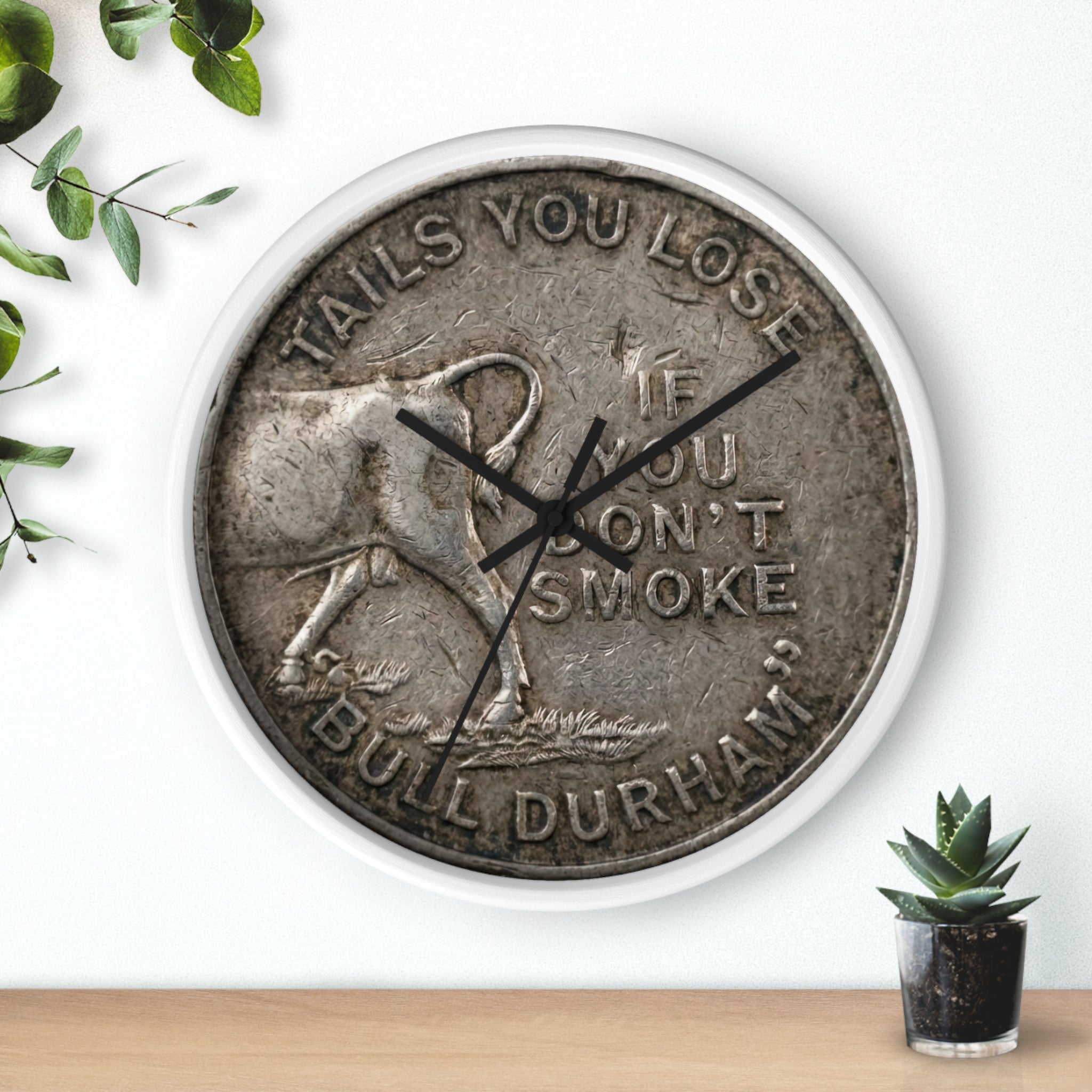 Copy of BCS20 - Bull City Tobacco Vintage Token Clock Lucky Strike "Tails"