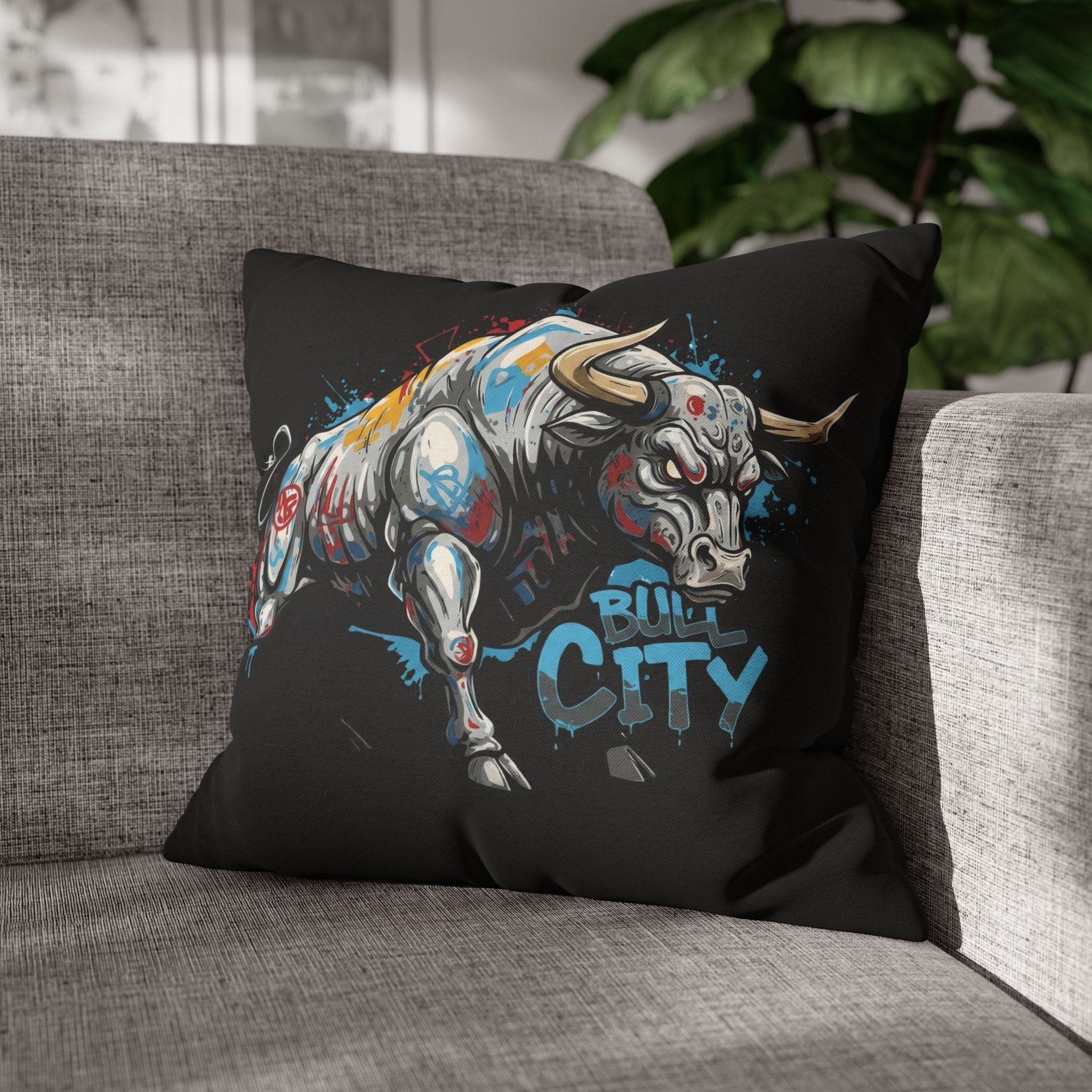 BCS2 - Throw Pillow (ONE SIDE PRINT)
