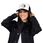 Copy of Durham Heart Flag - Trucker Hat — Embroidered Foam Mesh Cap