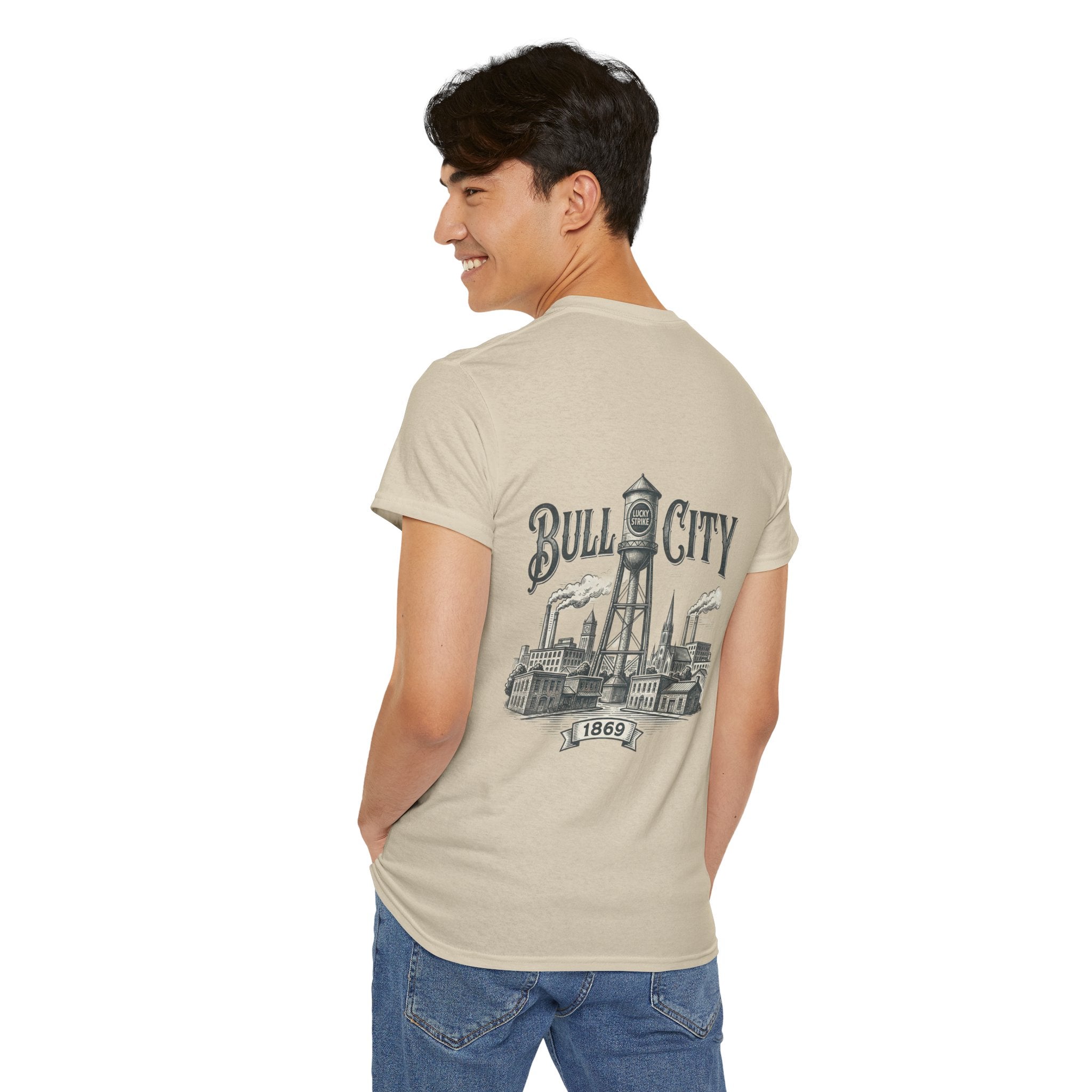 BCS8 - Printed on Back - Heavy Weight T-Shirt