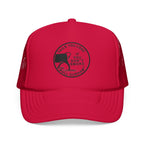 Copy of Durham Heart Flag - Trucker Hat — Embroidered Foam Mesh Cap