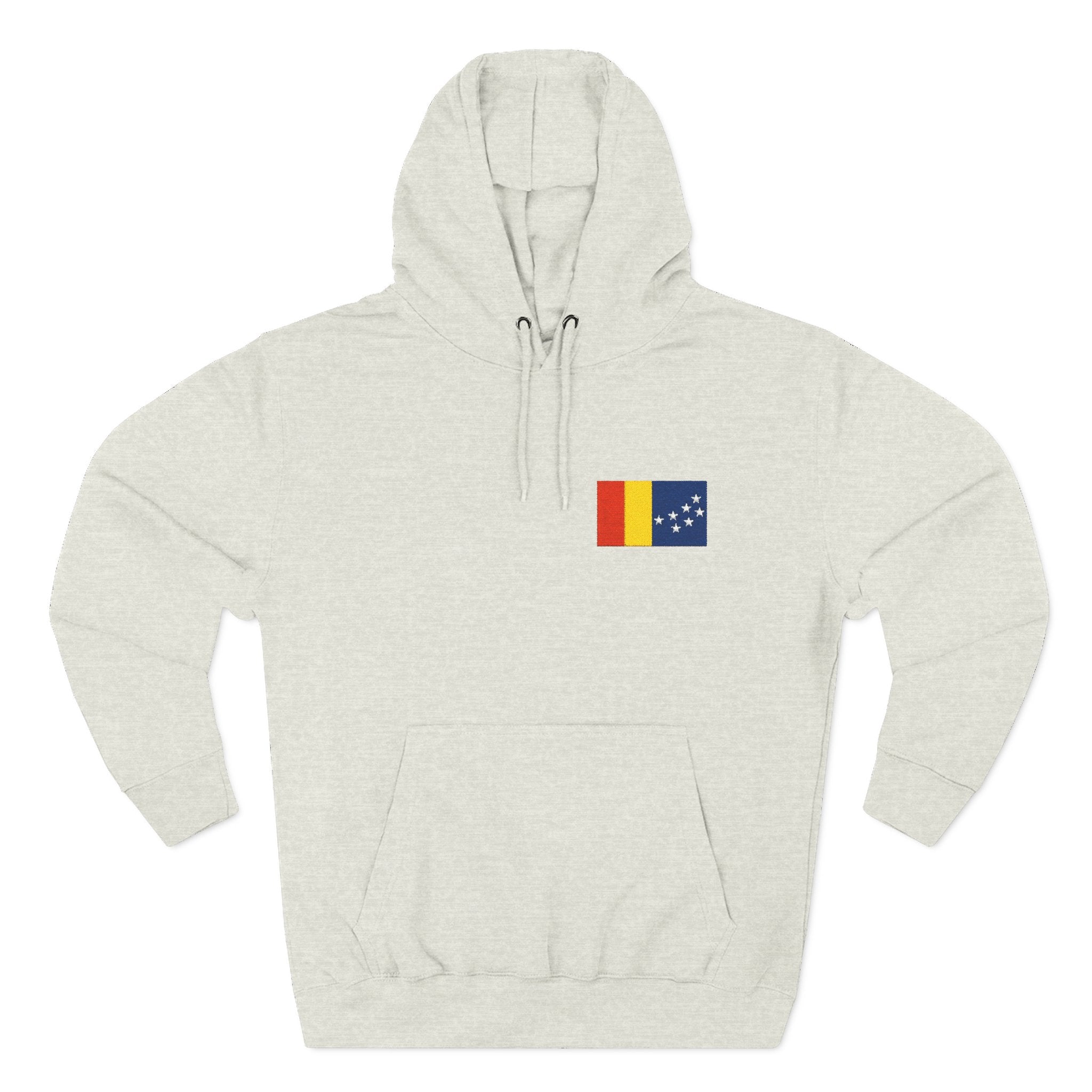Embroidered City of Durham Flag - Cozy Hoodie