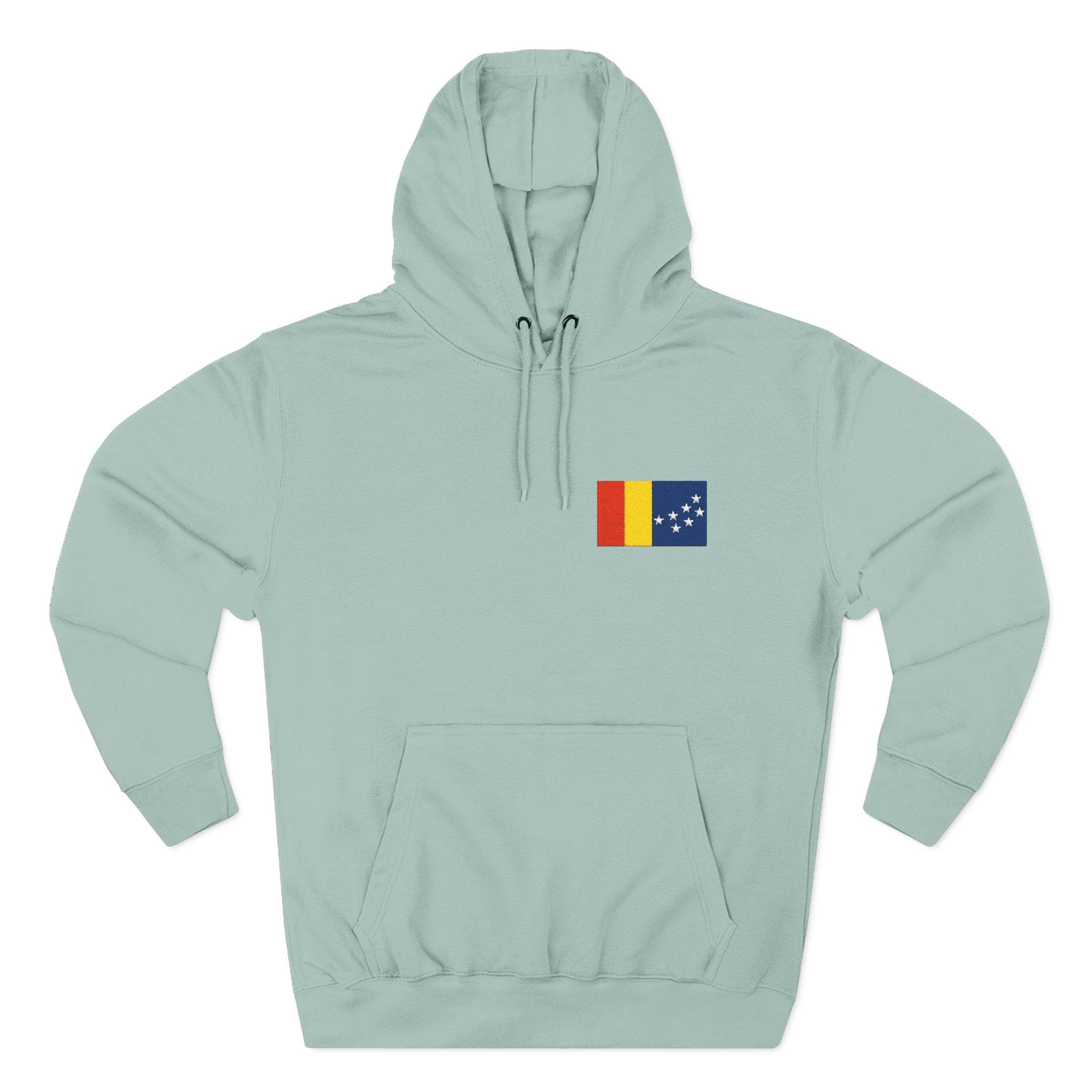 Embroidered City of Durham Flag - Cozy Hoodie