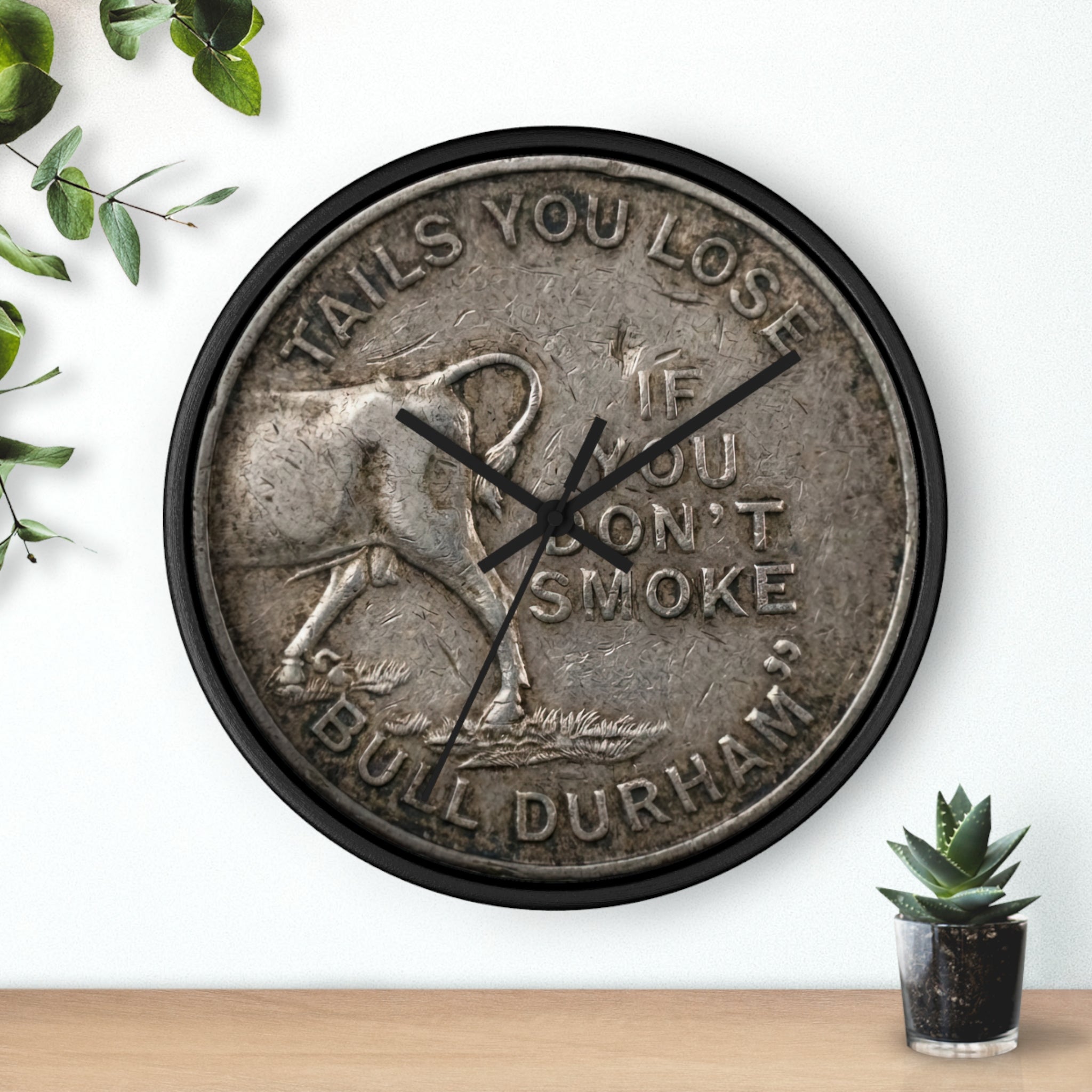 Copy of BCS20 - Bull City Tobacco Vintage Token Clock Lucky Strike "Tails"