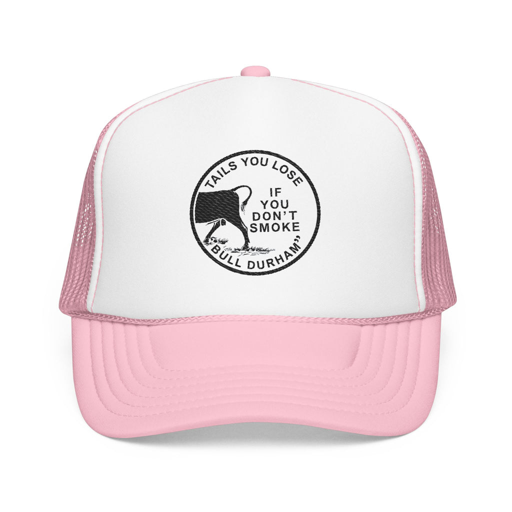 Copy of Durham Heart Flag - Trucker Hat — Embroidered Foam Mesh Cap