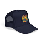 Copy of Durham Heart Flag - Trucker Hat — Embroidered Foam Mesh Cap