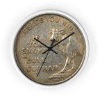 BCS20 - Bull City Tobacco Vintage Token Clock Lucky Strike "Heads"