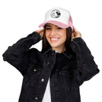 Copy of Durham Heart Flag - Trucker Hat — Embroidered Foam Mesh Cap