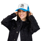Copy of Copy of Durham Heart Flag - Trucker Hat — Embroidered Foam Mesh Cap