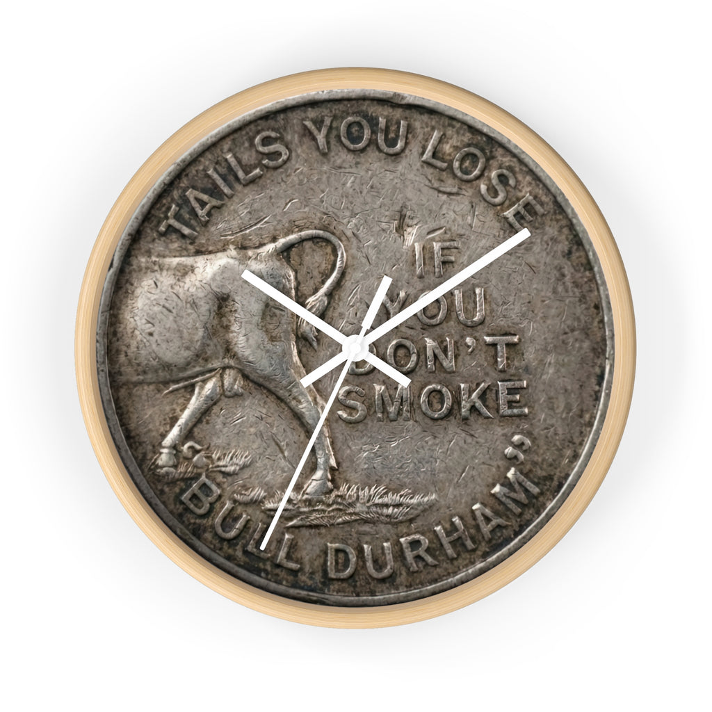 Copy of BCS20 - Bull City Tobacco Vintage Token Clock Lucky Strike "Tails"