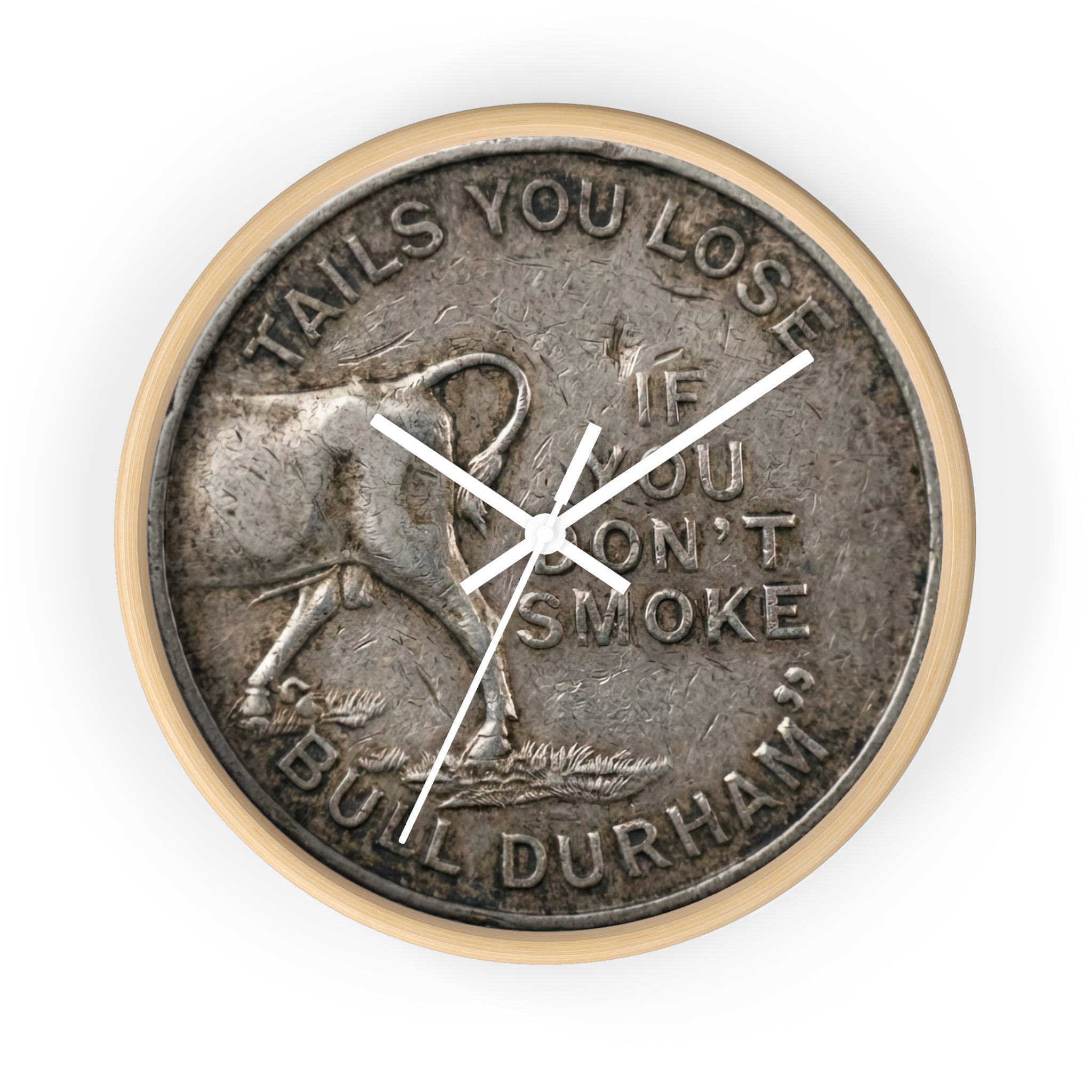 Copy of BCS20 - Bull City Tobacco Vintage Token Clock Lucky Strike "Tails"