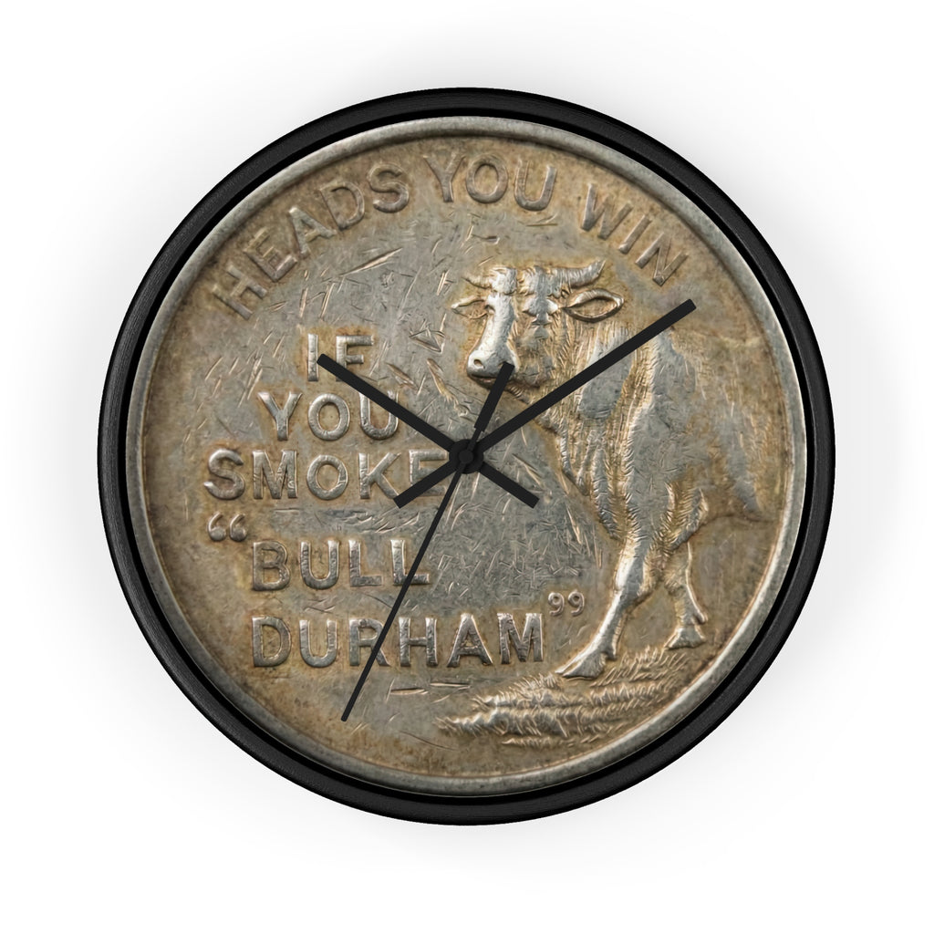 BCS20 - Bull City Tobacco Vintage Token Clock Lucky Strike "Heads"