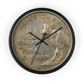 BCS20 - Bull City Tobacco Vintage Token Clock Lucky Strike "Heads"
