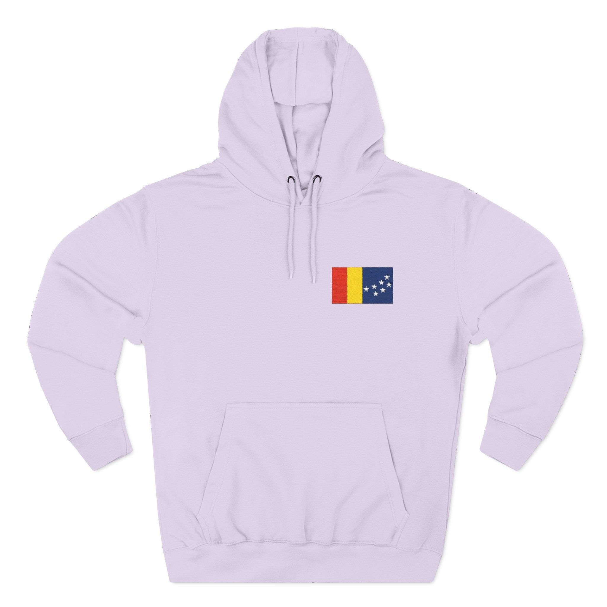 Embroidered City of Durham Flag - Cozy Hoodie