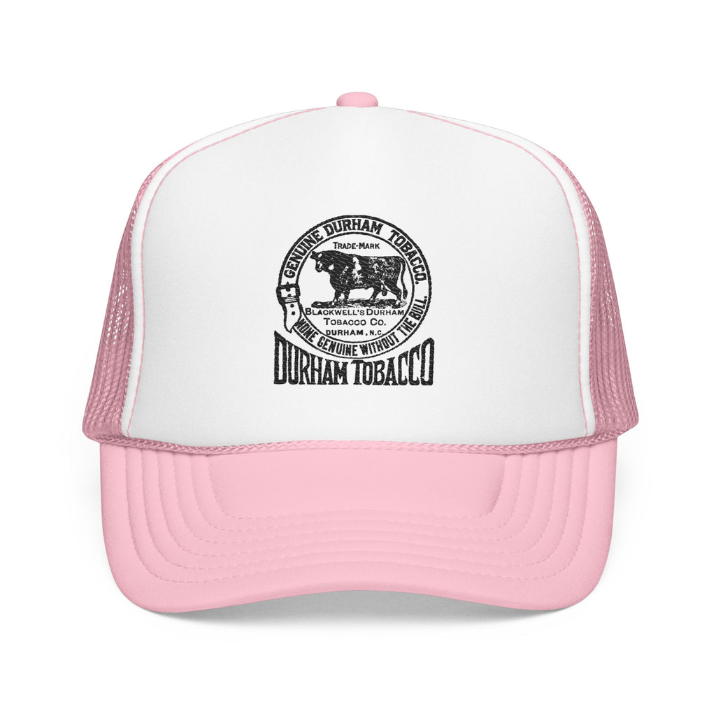 Copy of Copy of Durham Heart Flag - Trucker Hat — Embroidered Foam Mesh Cap