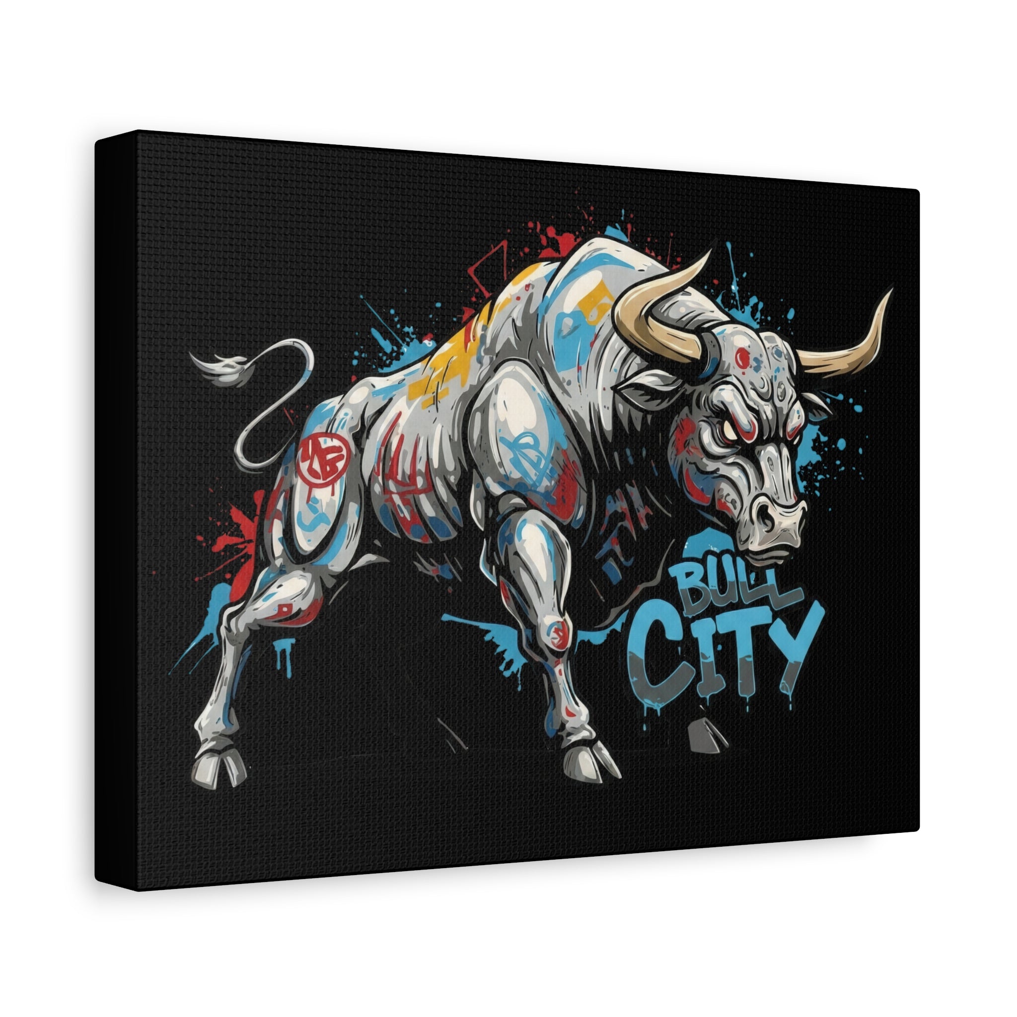 Bull City Vintage 1 - Matte Canvas Wall Art
