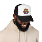 Copy of Durham Heart Flag - Trucker Hat — Embroidered Foam Mesh Cap