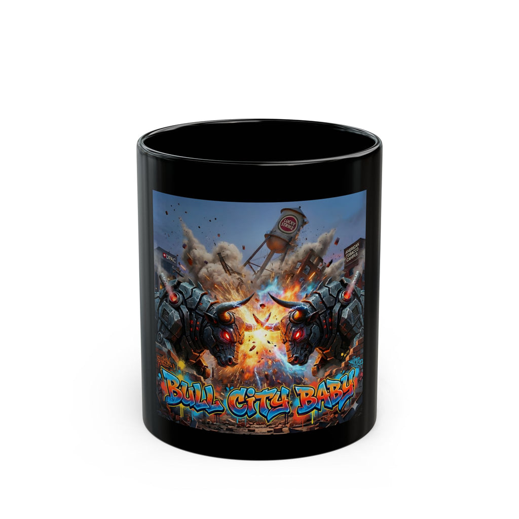Bull City Baby! Black Mug (11oz, 15oz)
