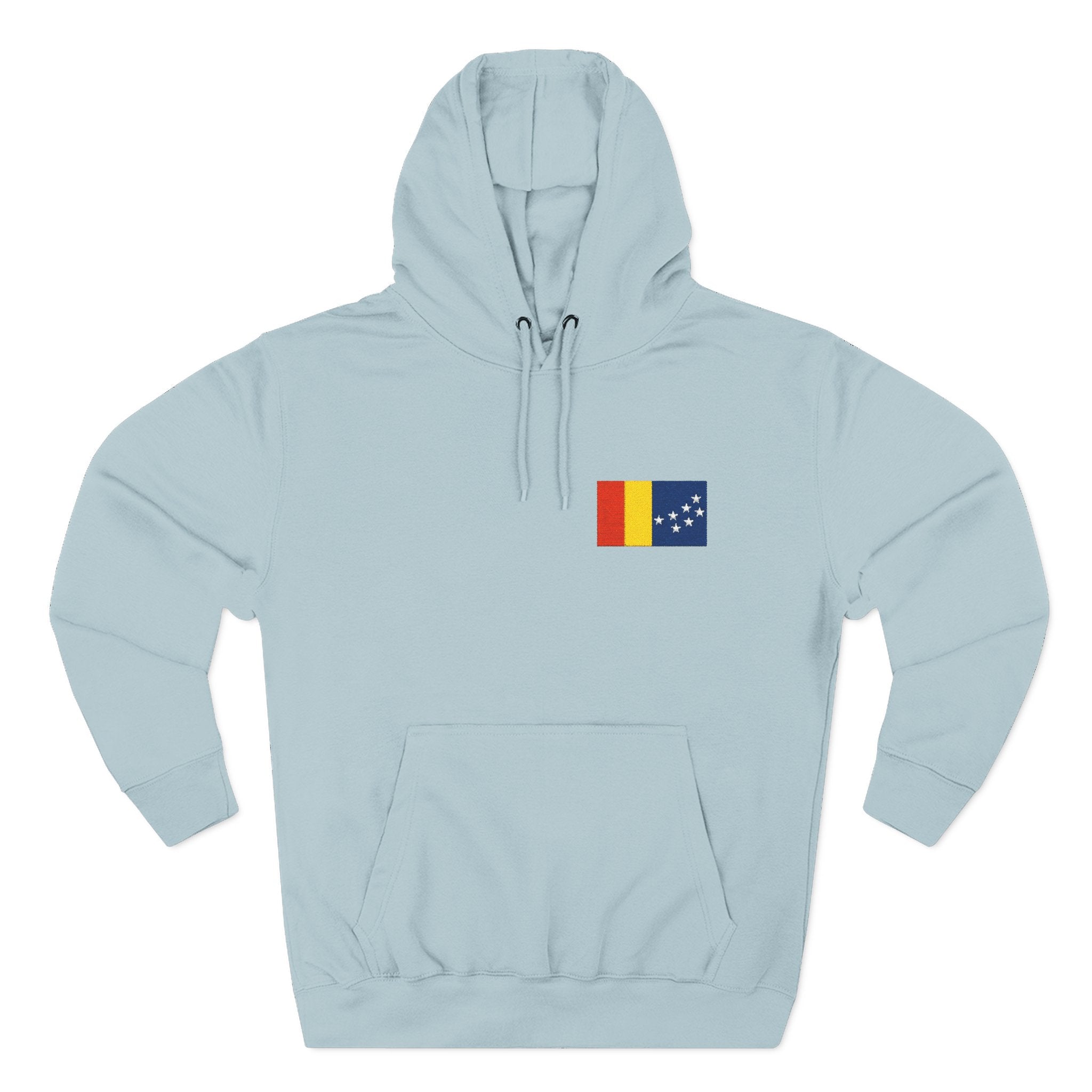 Embroidered City of Durham Flag - Cozy Hoodie