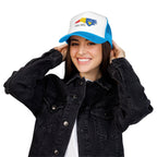 Copy of Copy of Copy of Durham Heart Flag - Trucker Hat — Embroidered Foam Mesh Cap
