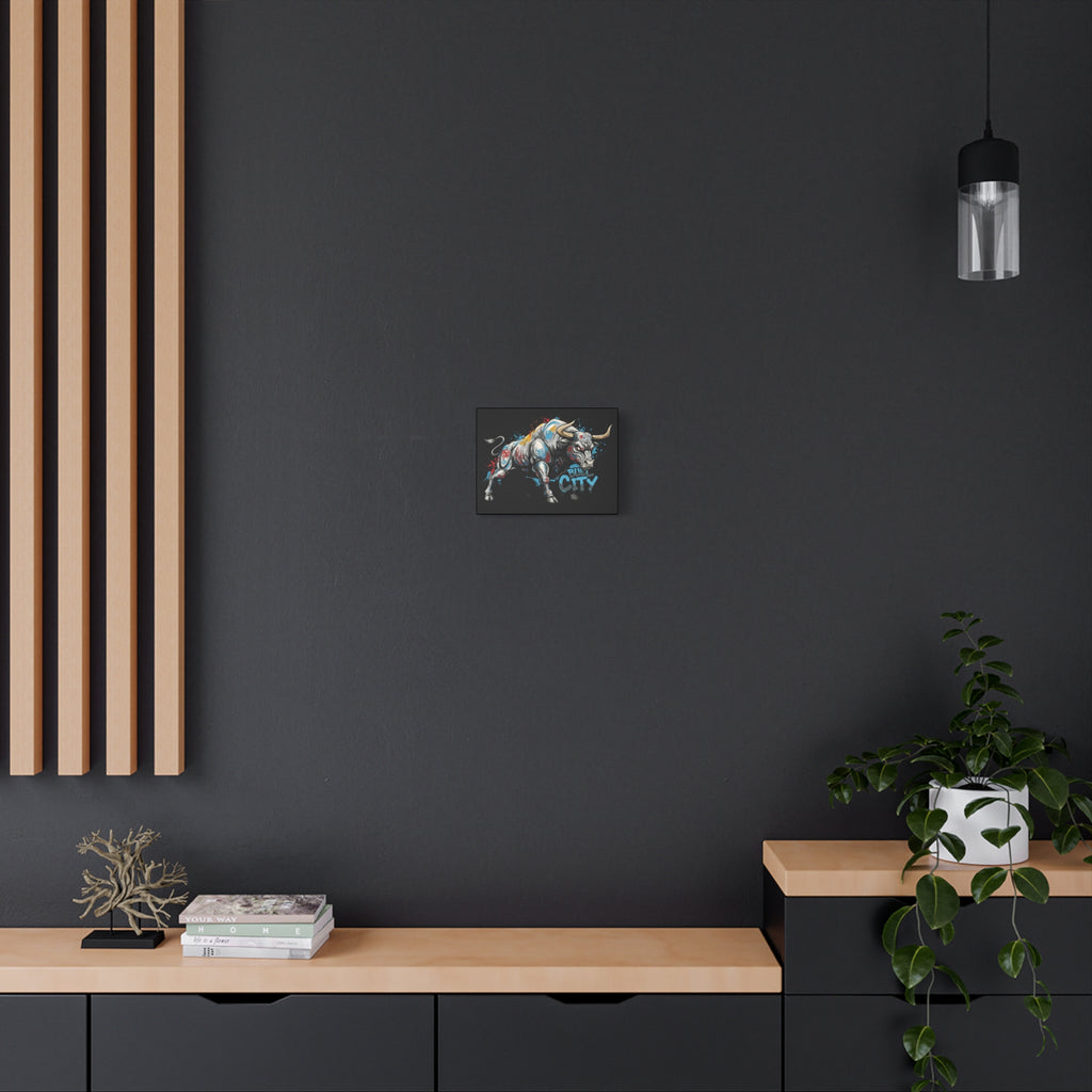 Bull City Vintage 1 - Matte Canvas Wall Art