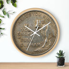 BCS20 - Bull City Tobacco Vintage Token Clock Lucky Strike "Heads"