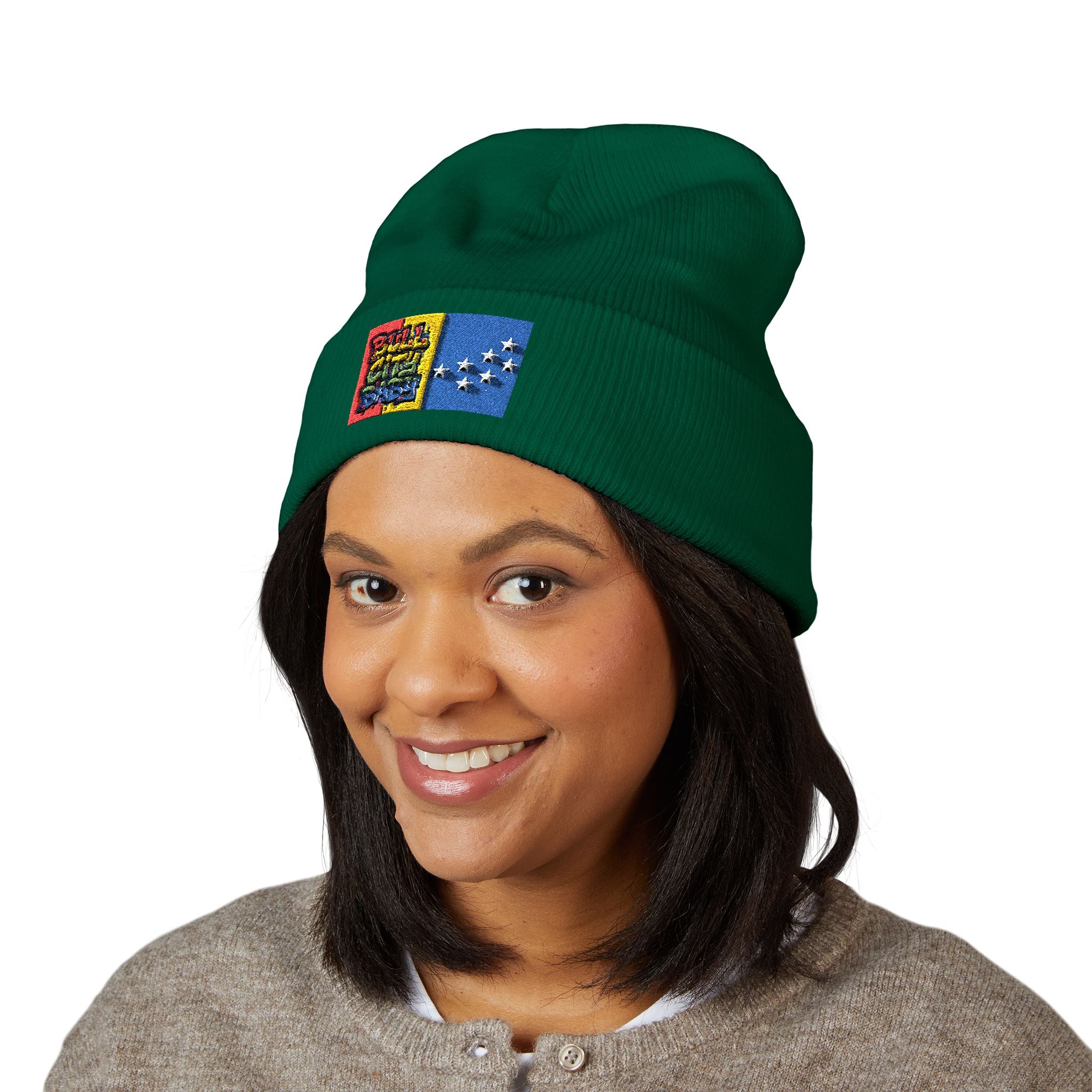 Bull City Baby - Classic Cuffed Beanie (Embroidery)
