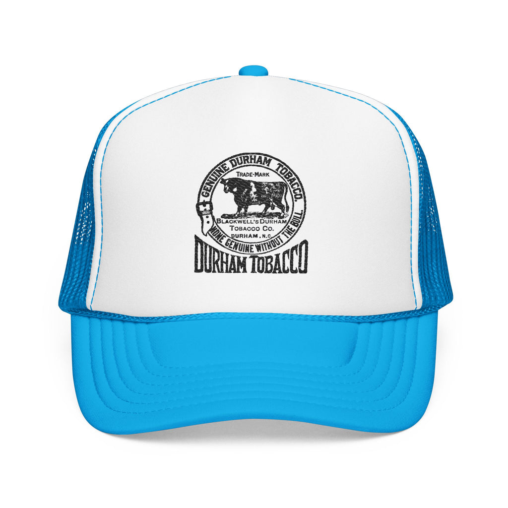 Copy of Copy of Durham Heart Flag - Trucker Hat — Embroidered Foam Mesh Cap